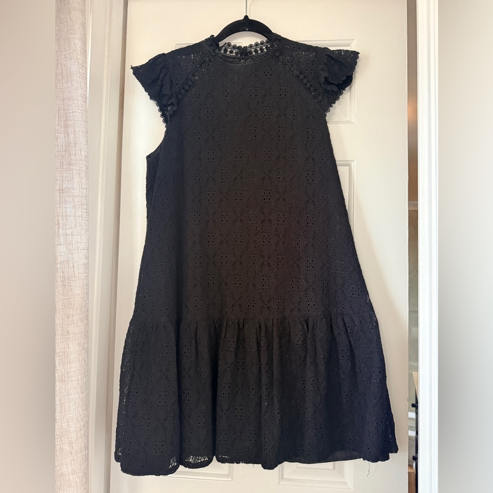 NWT Betsey Johnson Black Lace Cocktail dress